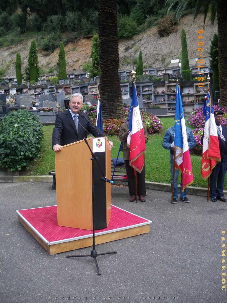 2015 10 03 CAGNES SUR MER INAUGURATION DE LA NOUVELLE STELE (26) M. LE maire depute senateur  LOUIS NEGRE.JPG